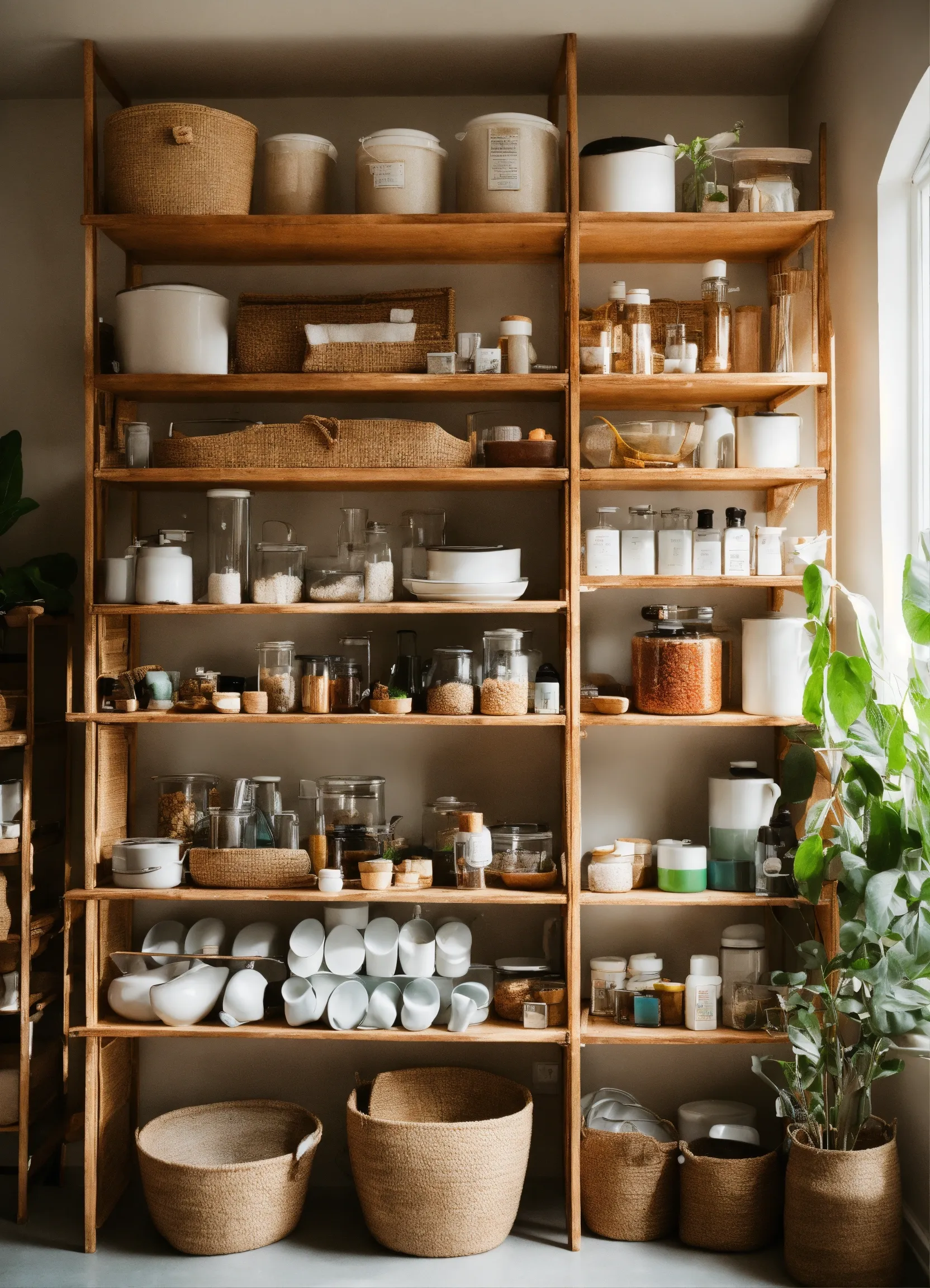 Glass candle holders in sage green